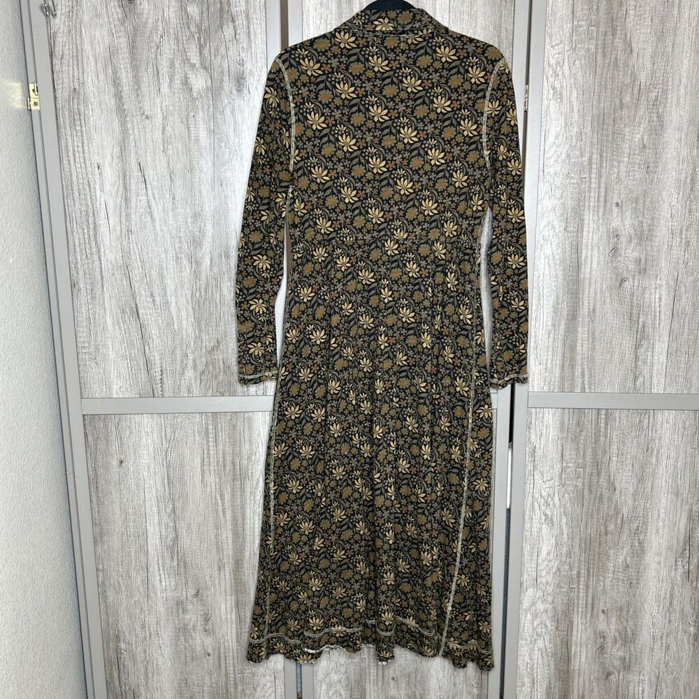 Natural Life Christa Knit Cotton Maxi Dress Size S Cottage Prairie Modest Boho - Picture 8 of 9